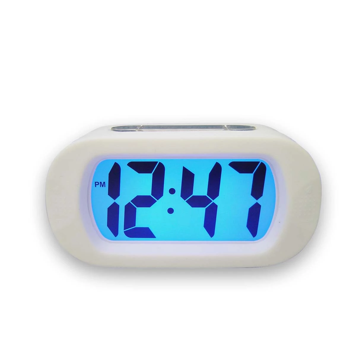 Balance Quartz-Wecker Digital Weiss