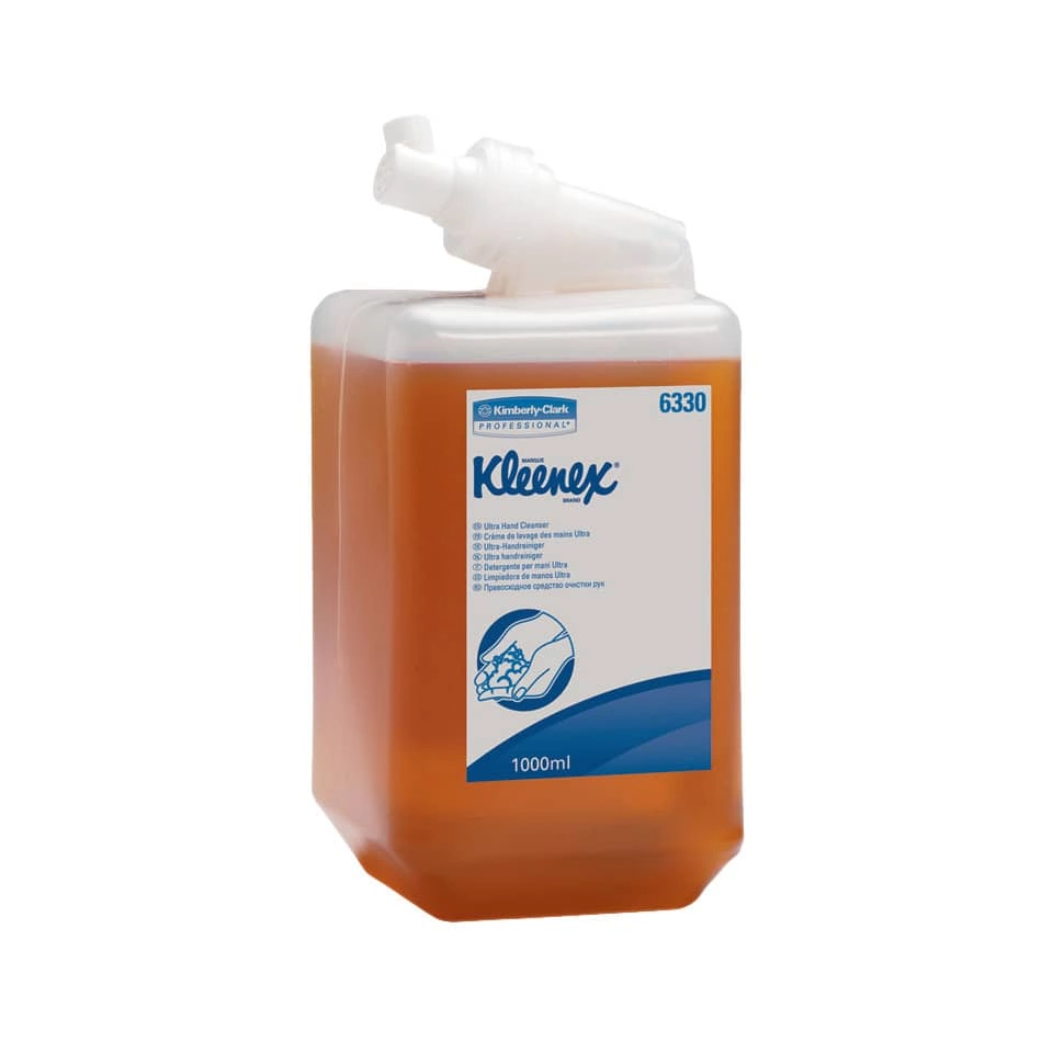 KIMBERLY-CLARK Waschlotion Nachfüllkartusche für AQUARIUS* 1 Liter - Ultra, parfümiert - Farbe caramel