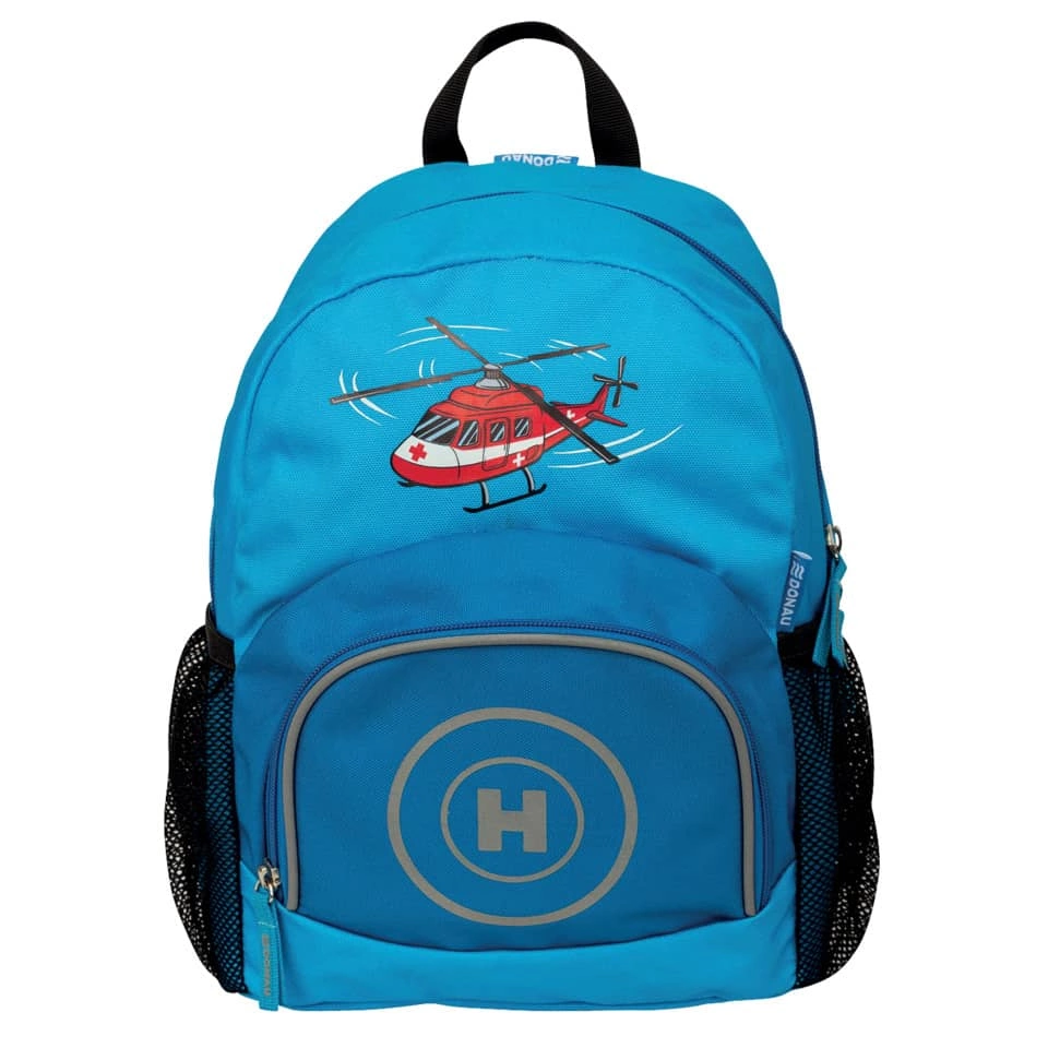 DONAU Kinderrucksack Hubschrauber - 22 x 32 x 11 cm