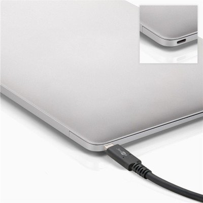Goobay USB-C™-Kabel USB4™ Generation 3x2, 1 m
