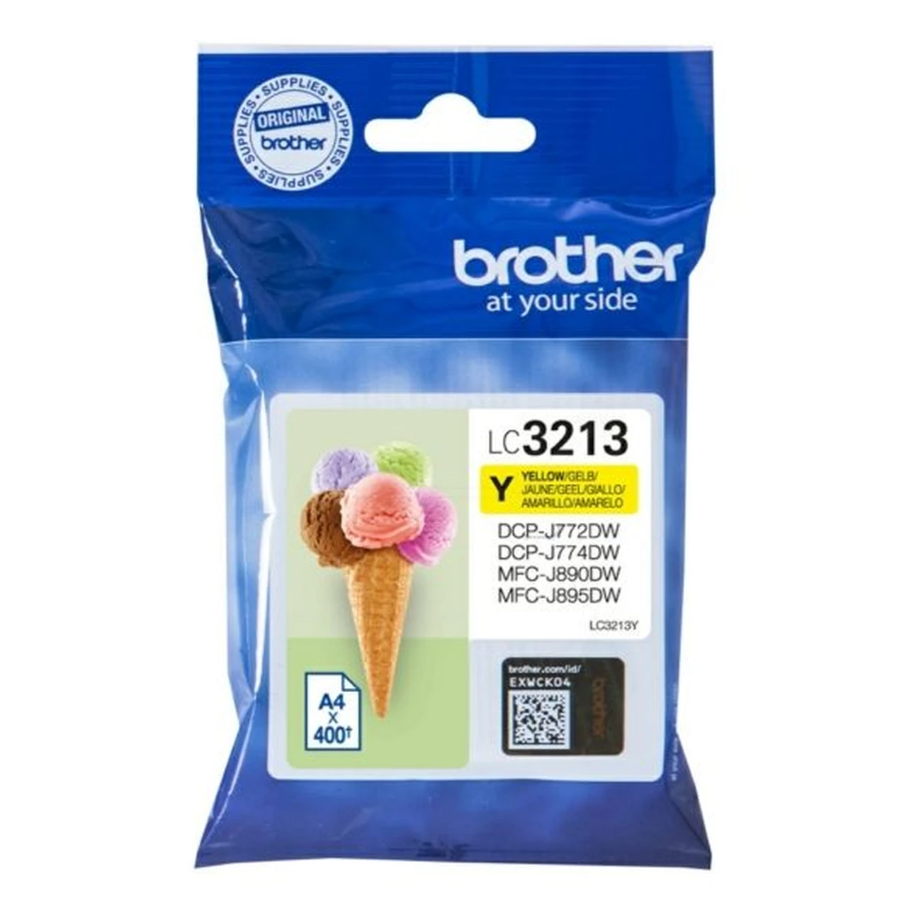 Druckerpatrone Brother LC-3213Y gelb 400 Seiten