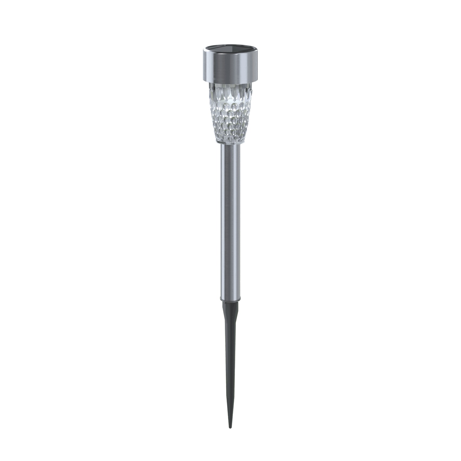 Aigostar LED Solar Außenleuchte, silber