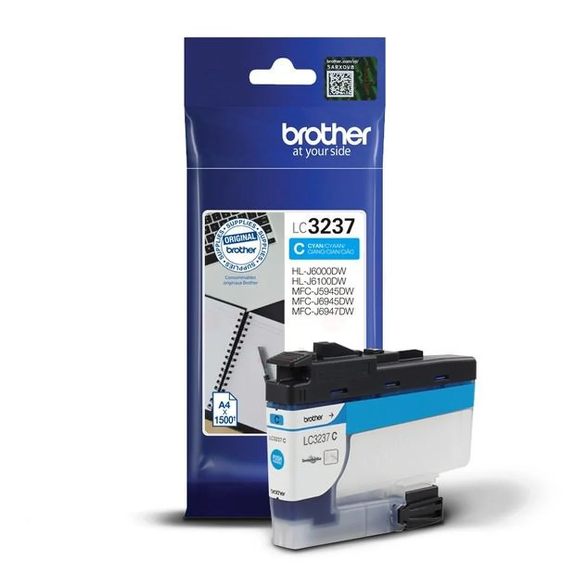 Druckerpatrone Brother LC-3237C cyan 1.500 Seiten