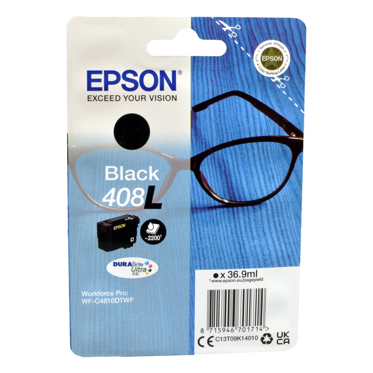 Epson 408L Druckerpatrone magenta 36,9 ml | 2.200 Seiten (C13T09K14010)