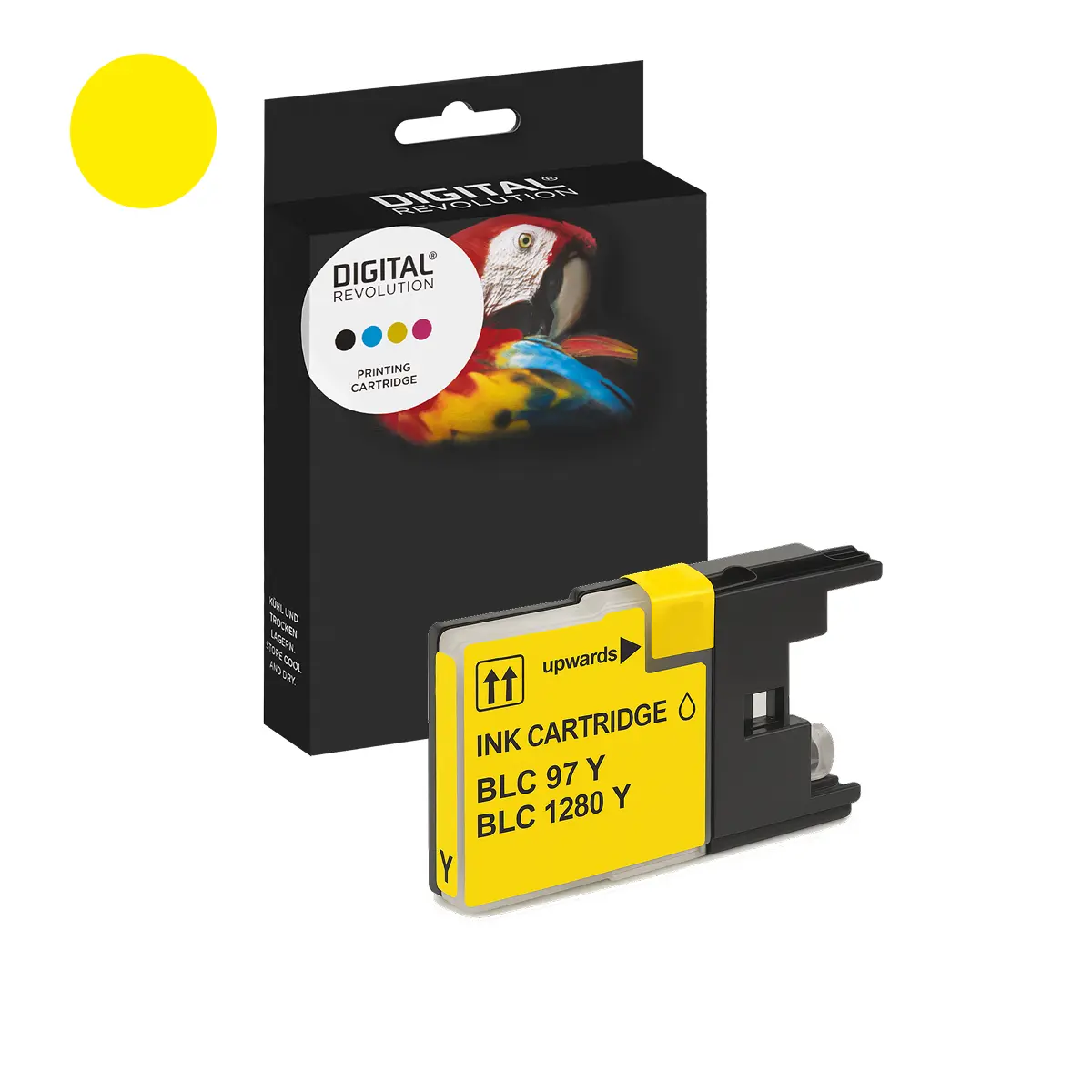 Brother LC-1280 Y - alternative Reinigungspatrone 'gelb' 15,8 ml - Digital Revolution Brother LC-1280 Y - alternative Reinigungspatrone 'gelb' 15,8 ml - Digital Revolution