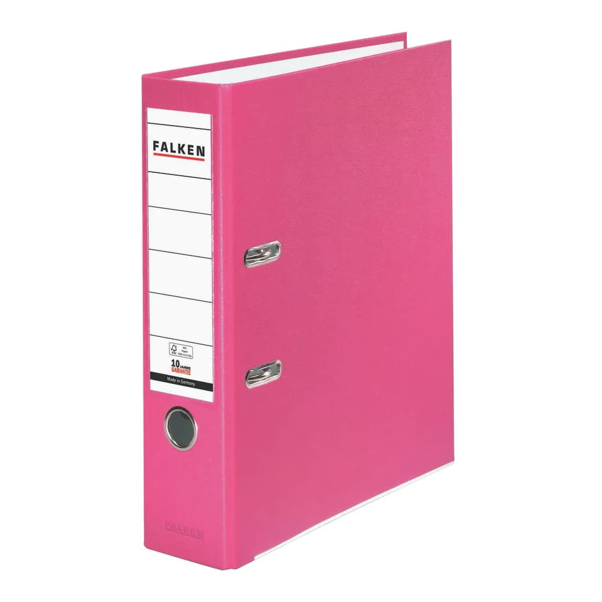 Falken Ordner PP-Color S80 - A4, 8 cm, pink