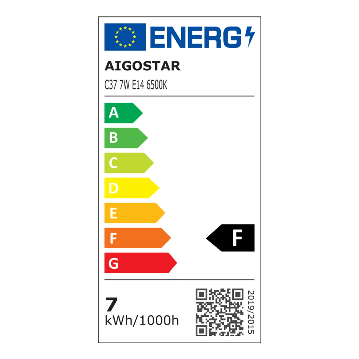 Aigostar LED 'Kerze', 7W, E14
