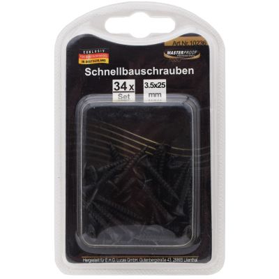 Masterproof Schnellbauschrauben, 3,5x25mm