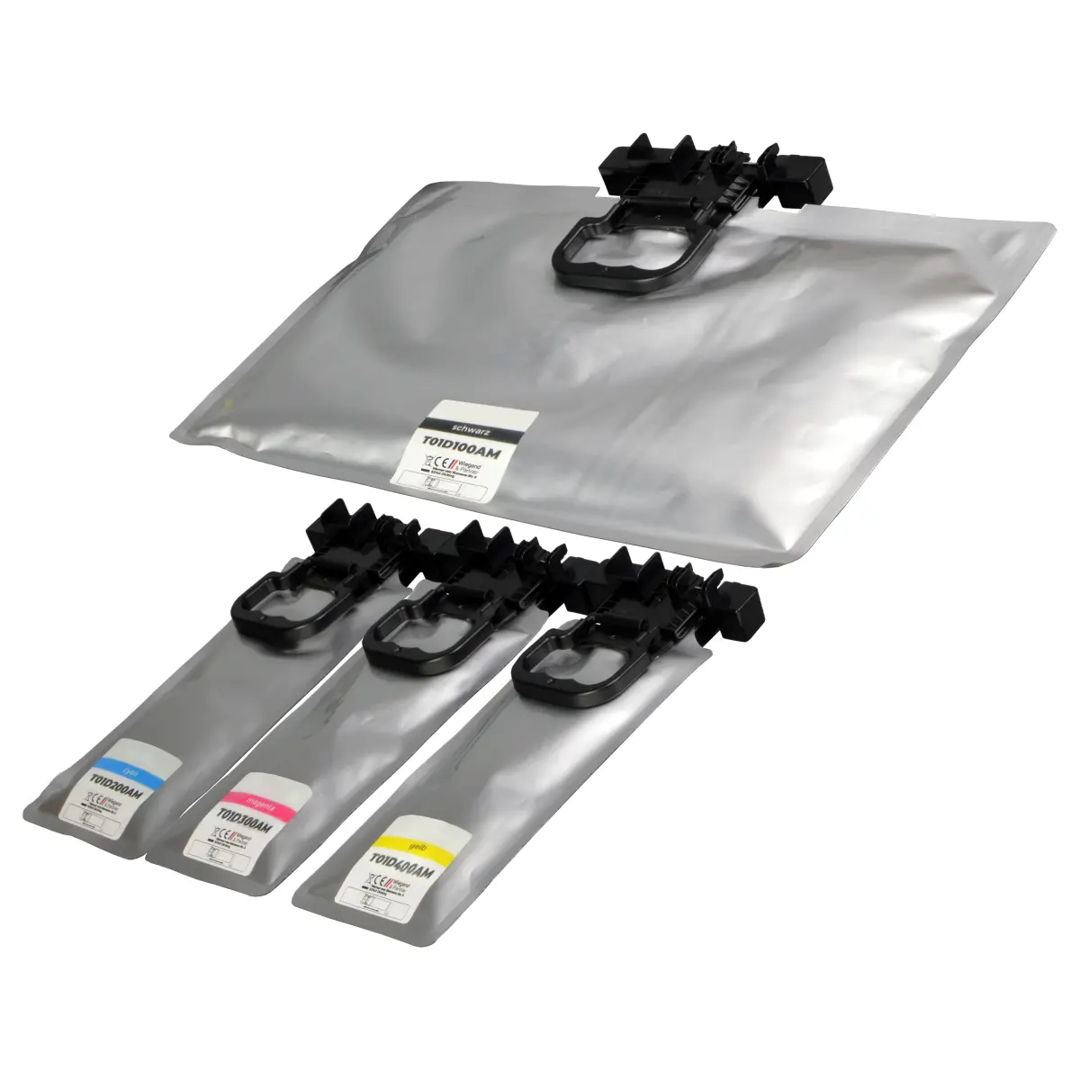 Epson C13T01D100-400 - alternatives XL Tinten MultiPack KCMY 1x 860 ml | 50.000 Seiten (BK), 3x 220 ml | 20.000 Seiten (CMY) - Digital Revolution