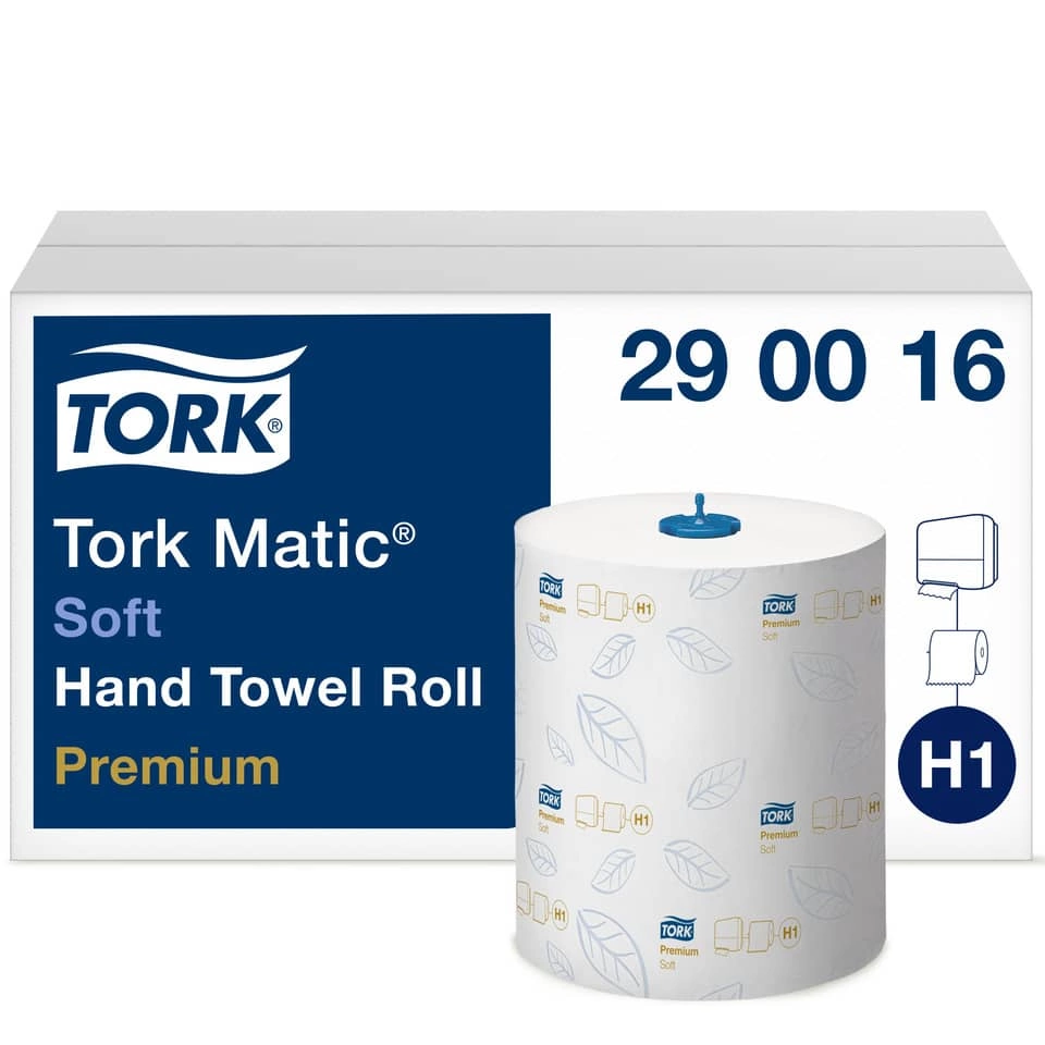 TORK Matic® Rollenhandtuch für System H1 - 6 Rollen 21 cm x 100 m, weiß, 2-lagig
