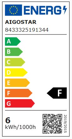 Aigostar LED 'Birne', 6W, E14