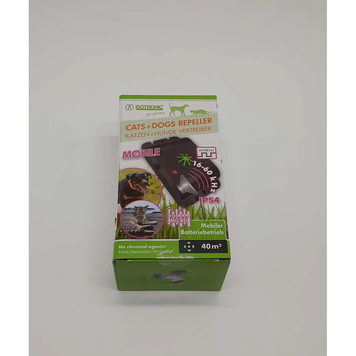ISOTRONIC Hunde und Katzenfalle 18 - 32 kHz Aussen