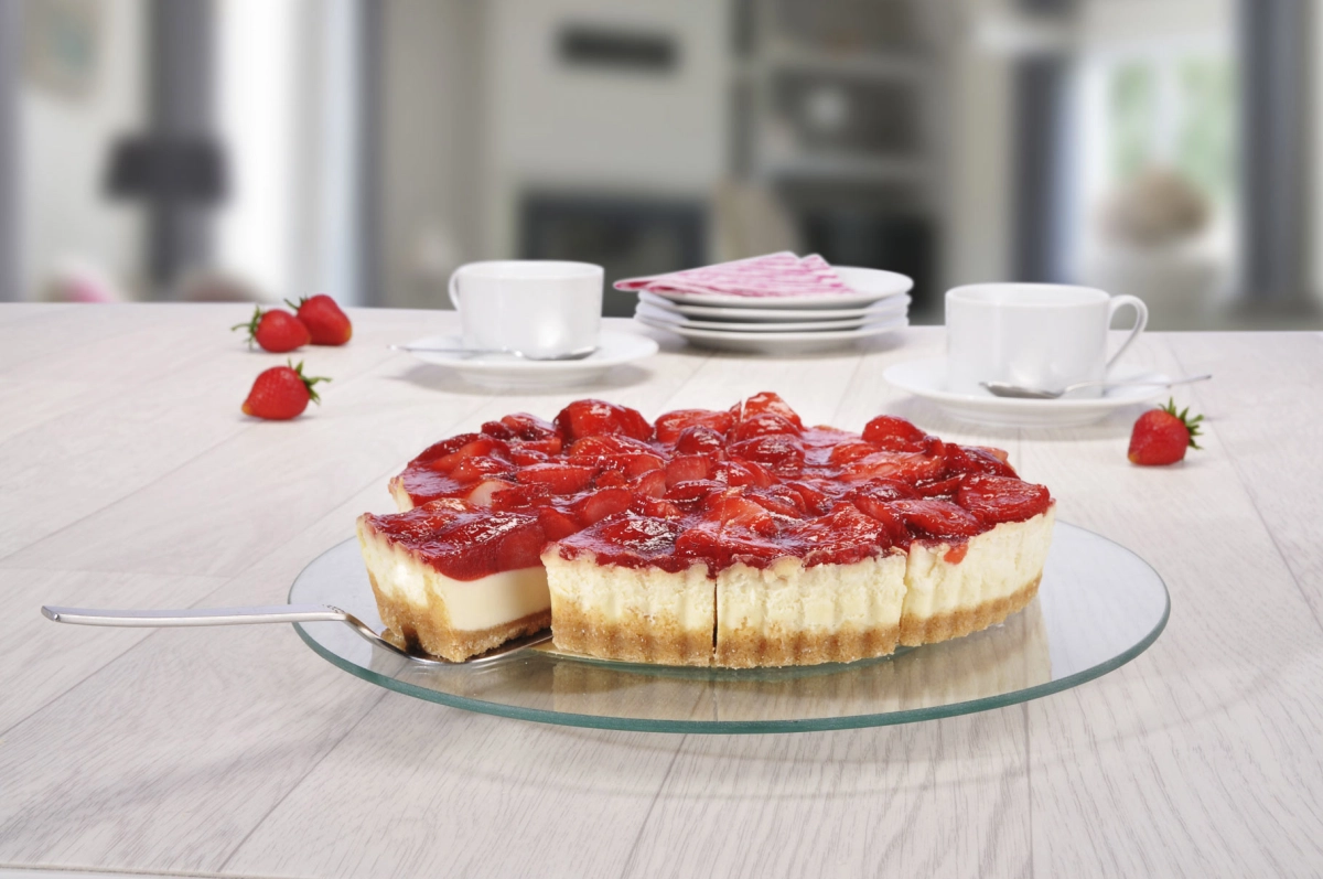 Drehbare Kuchenservierplatte 