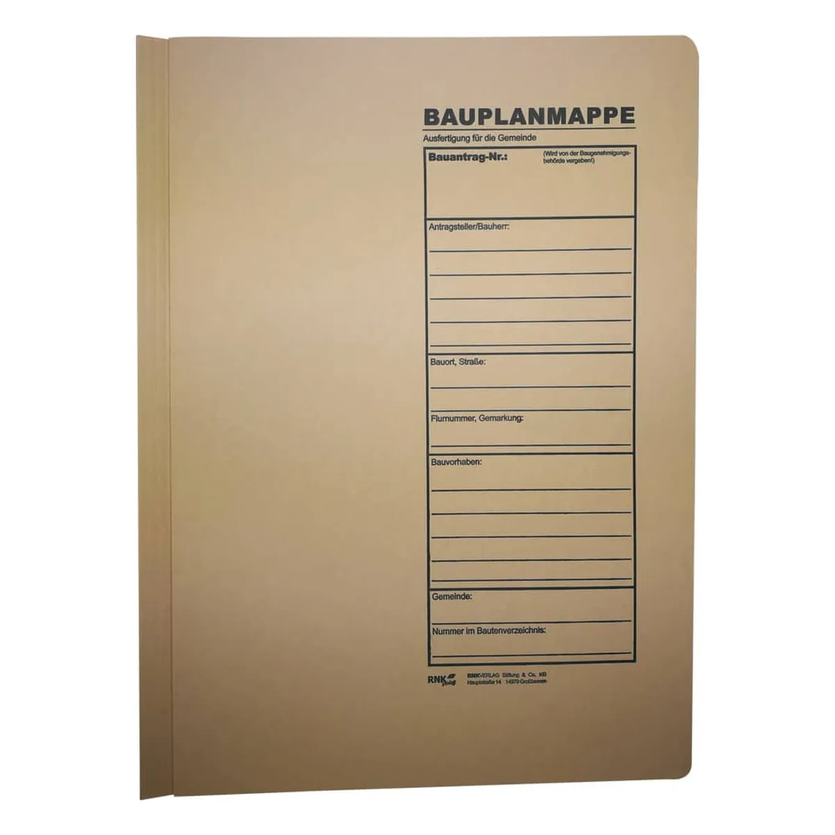 RNK Verlag Bauplanhefter - für Bauantragsverfahren, Pack à 3 Stück