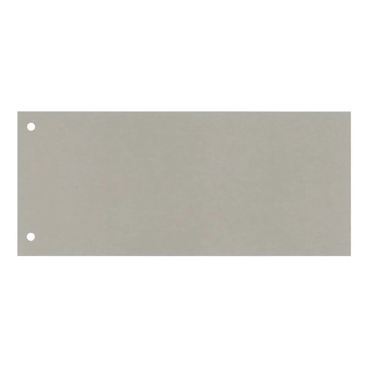 Q-Connect Trennstreifen - 190 g/qm Karton, grau, 100 Stück
