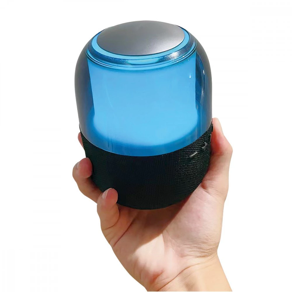 Drahtloser Lautsprecher, 8Watt, 360-Grad-LED-Licht