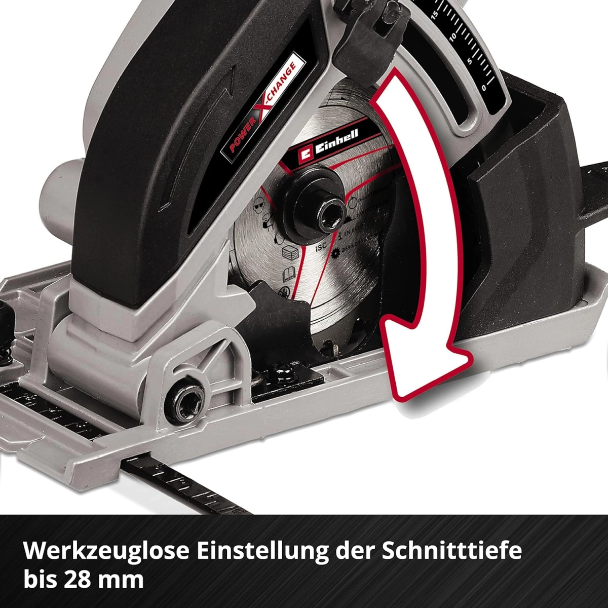 Einhell Akku-Mini-Handkreissäge TE-CS 18/89 Li - Solo