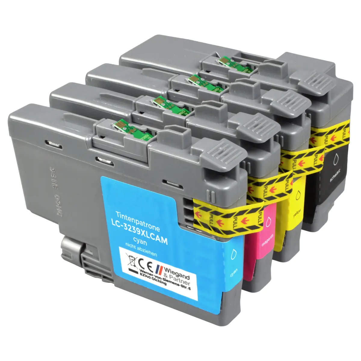 Brother LC-3239 - alternatives XL Patronen Multipack KCMY 1x 129 ml | 6.500 Seiten (BK), 3x 52 ml | 5.500 Seiten (CMY) - Digital Revolution