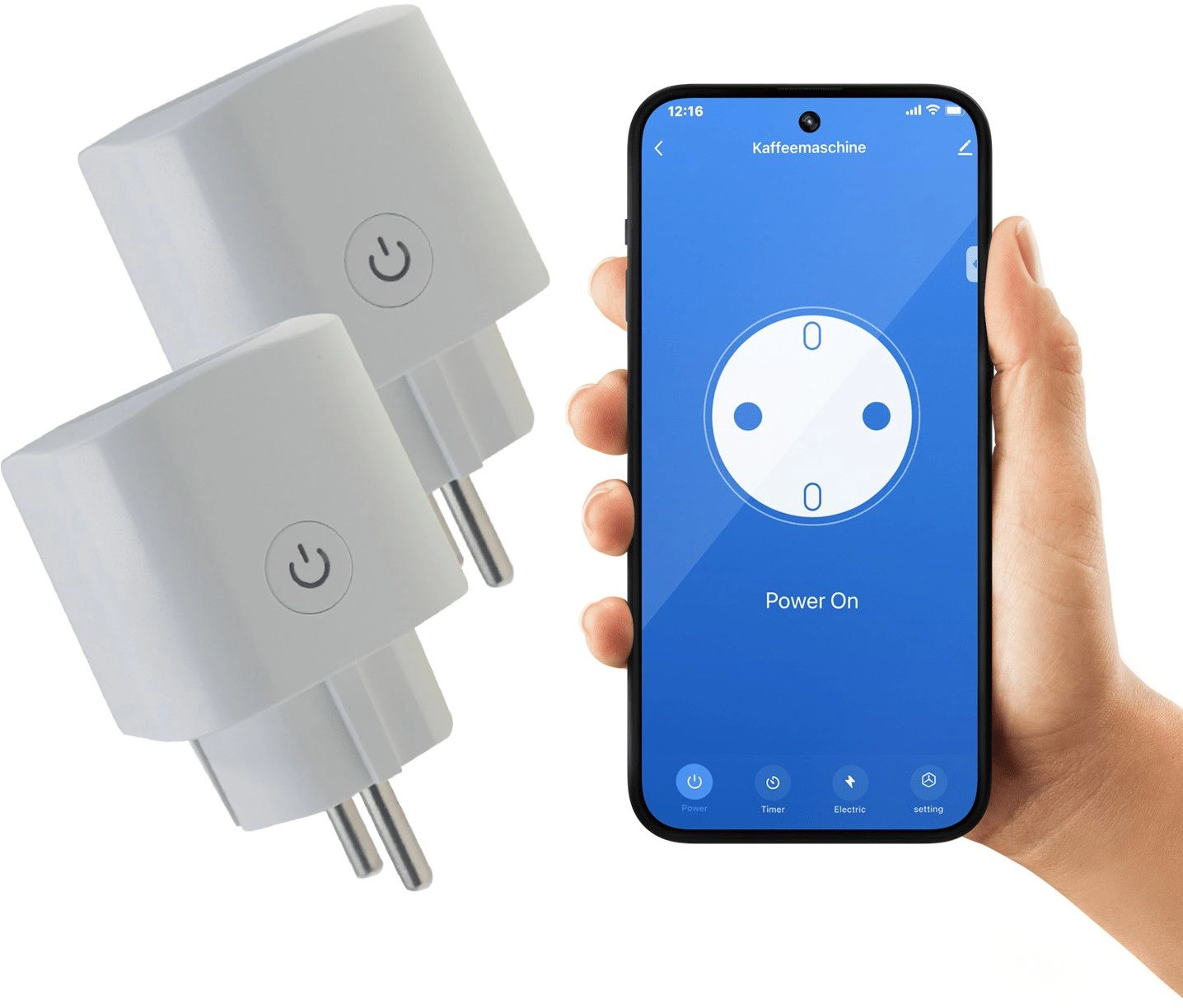 Smart Home Steckdose WLAN 2er Set 