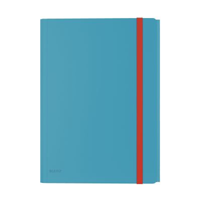 LEITZ Eckspannermappe Cosy - A4, PP, blau matt, mit Innentasche