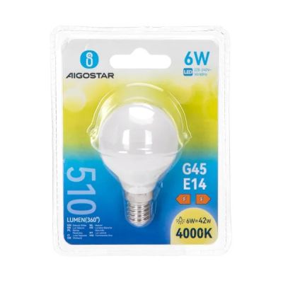 Aigostar LED 'Classic', E14, 6W