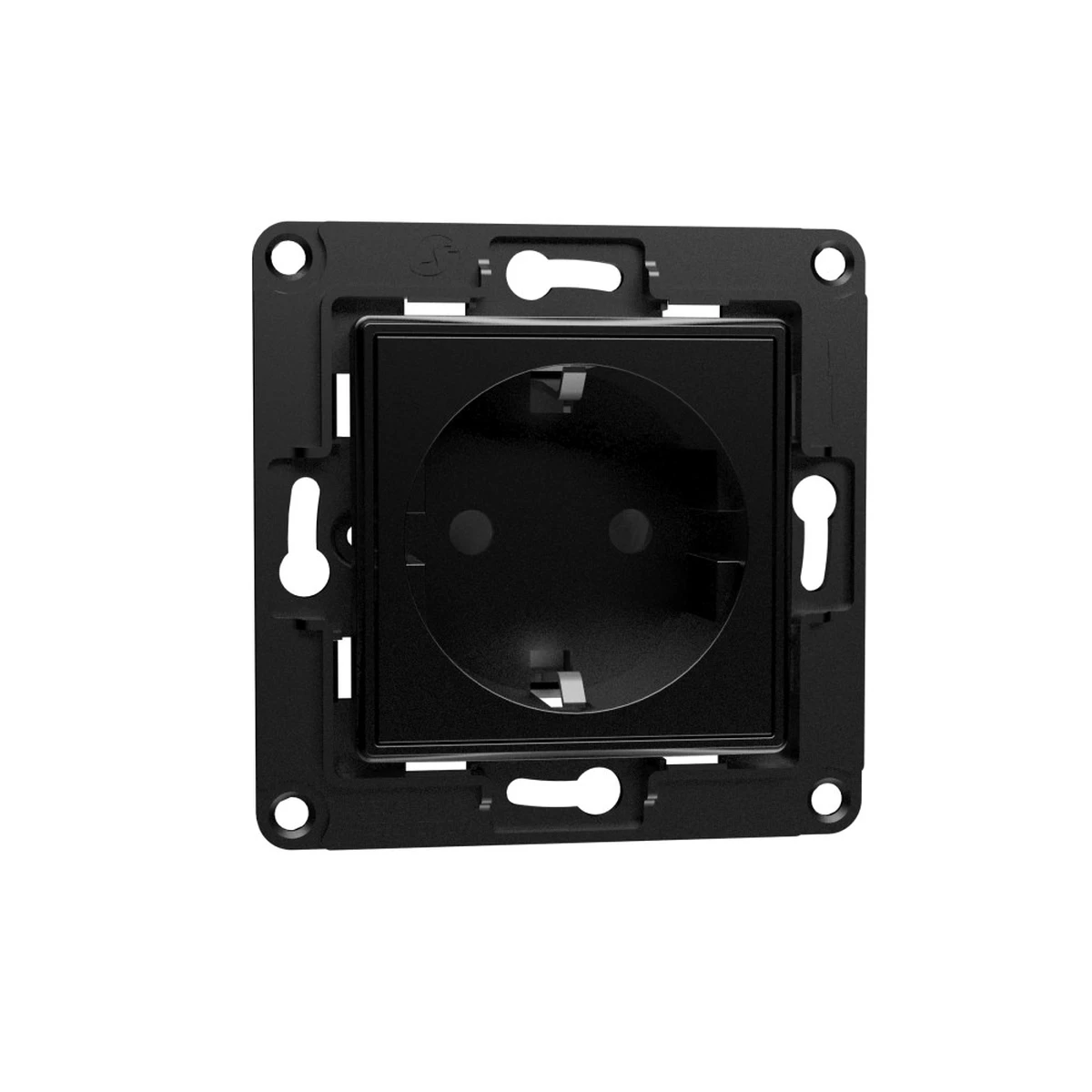 Home Shelly Accessories “Wall Socket EU“ Wandsteckdose Schwarz