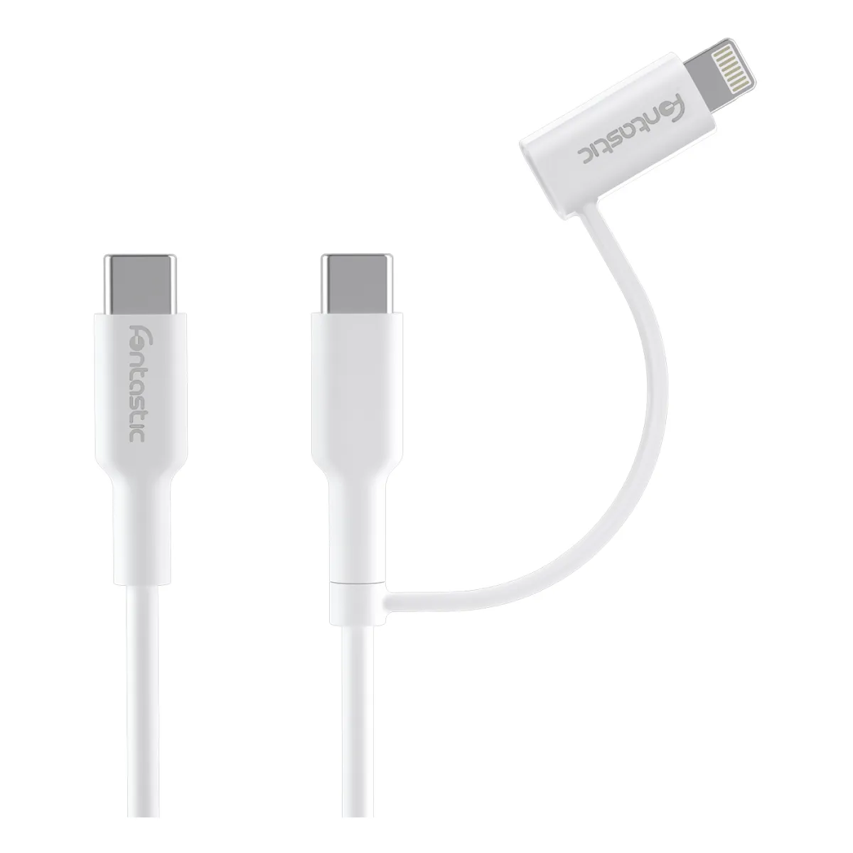Fontastic 2in1 Datenkabel Typ-C > Typ-C +Lightning