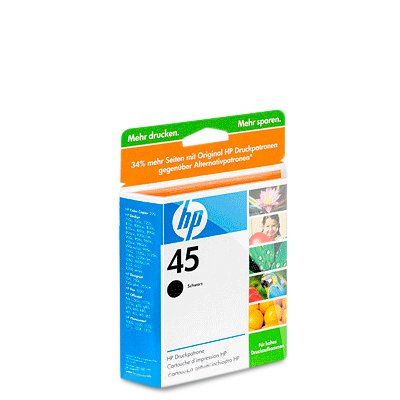 HP Druckerpatrone '45' schwarz 42 ml