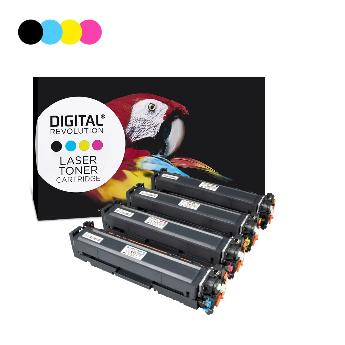 HP 219X Toner MultiPack (Alternativ) – Schwarz, Cyan, Magenta, Gelb – Digital Revolution Alternativer Toner HP 219X MultiPack Schwarz Cyan Magenta Gelb – Digital Revolution