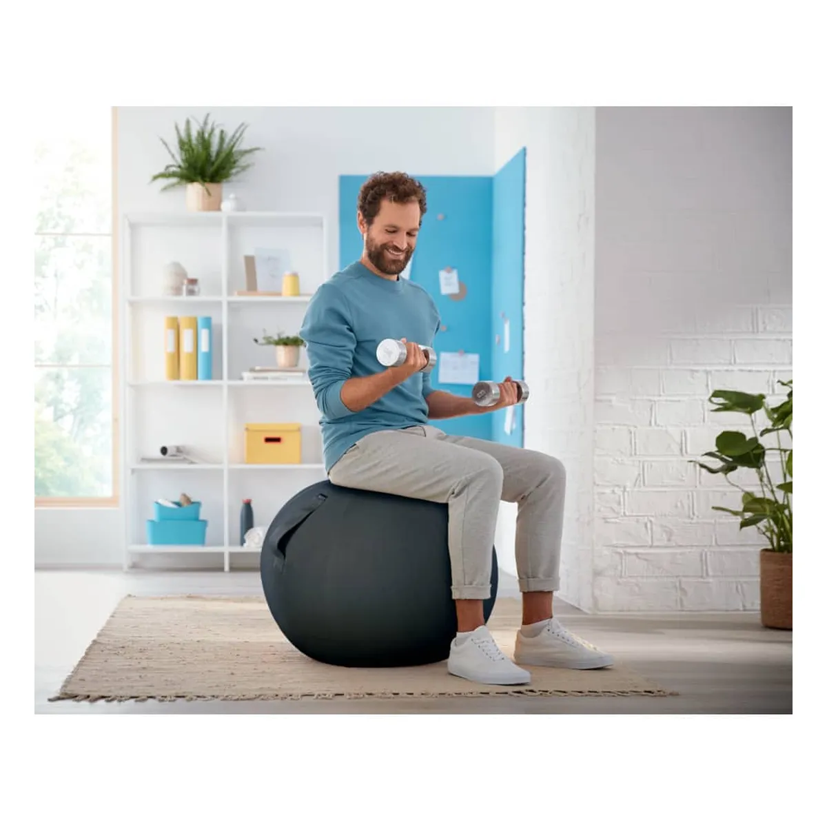 Leitz Sitzball Ergo Cosy - Ø 65 cm, grau