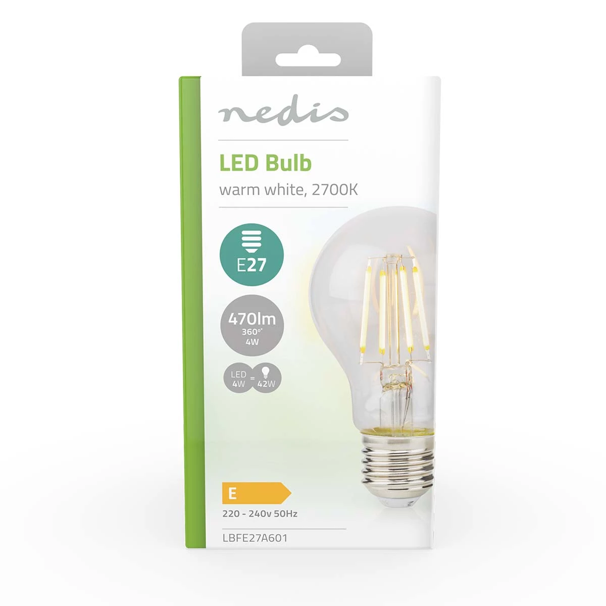 Nedis LED-Filament-Lampe E27