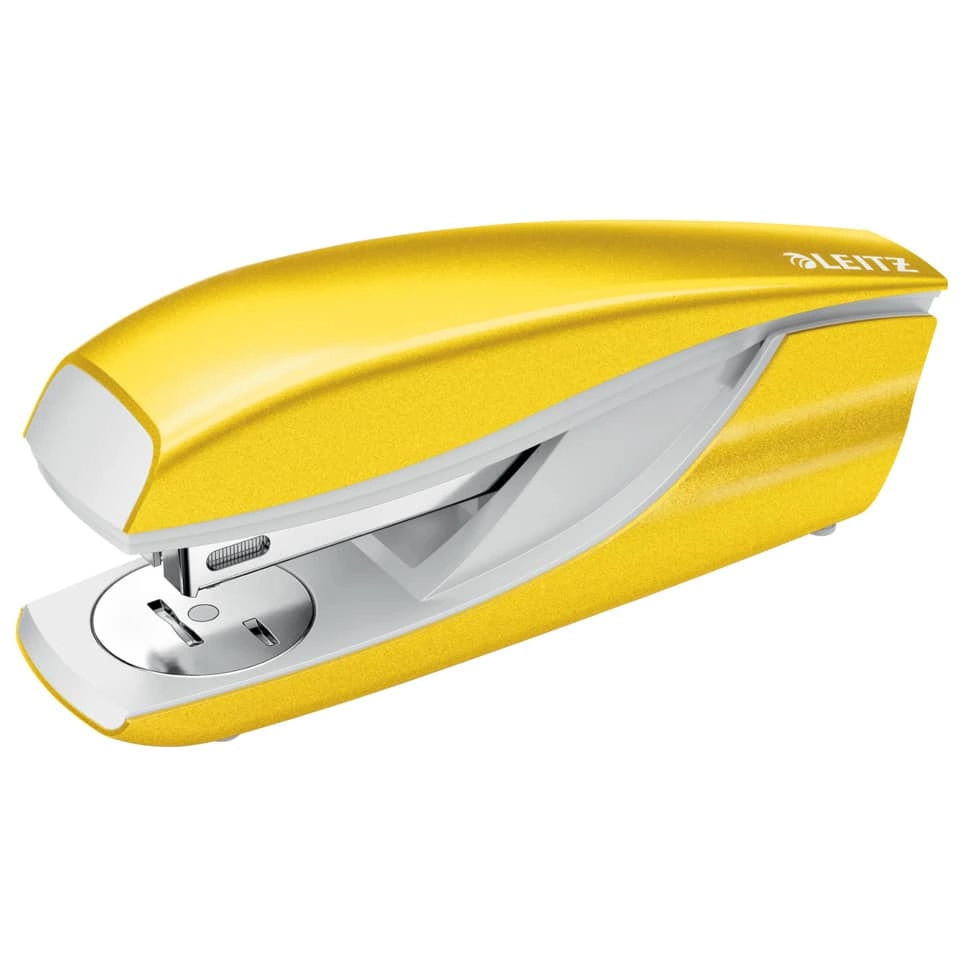 Büroheftgerät NeXXt - 30 Blatt, gelb metallic