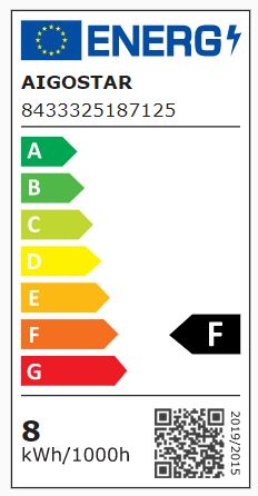 Aigostar LED 'Kolben' E14, 8W