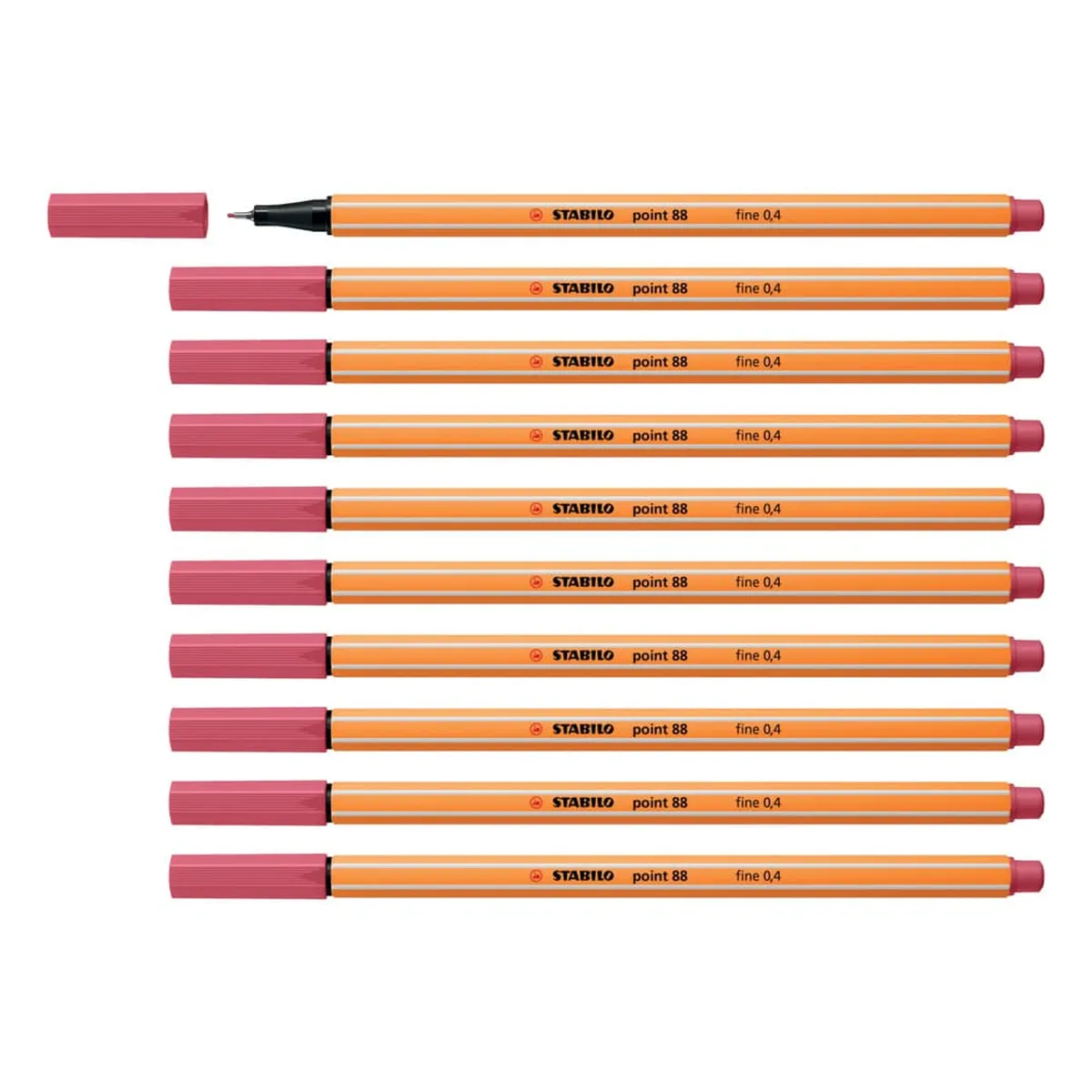 STABILO® Fineliner - point 88 - erdbeerrot