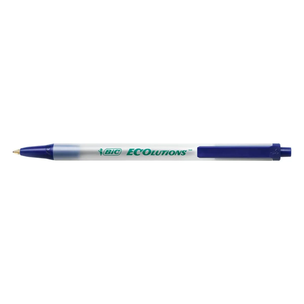 BiC Druckkugelschreiber ECOlutions® Clic Stic - 0,4 mm, blau