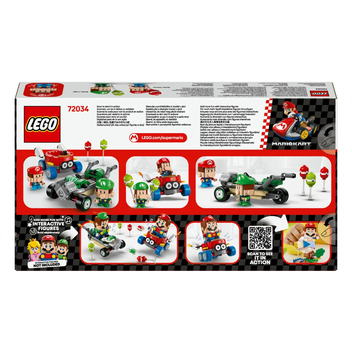 LEGO® Super Mario Mario Kart – Baby Mario vs Baby Luigi 72034