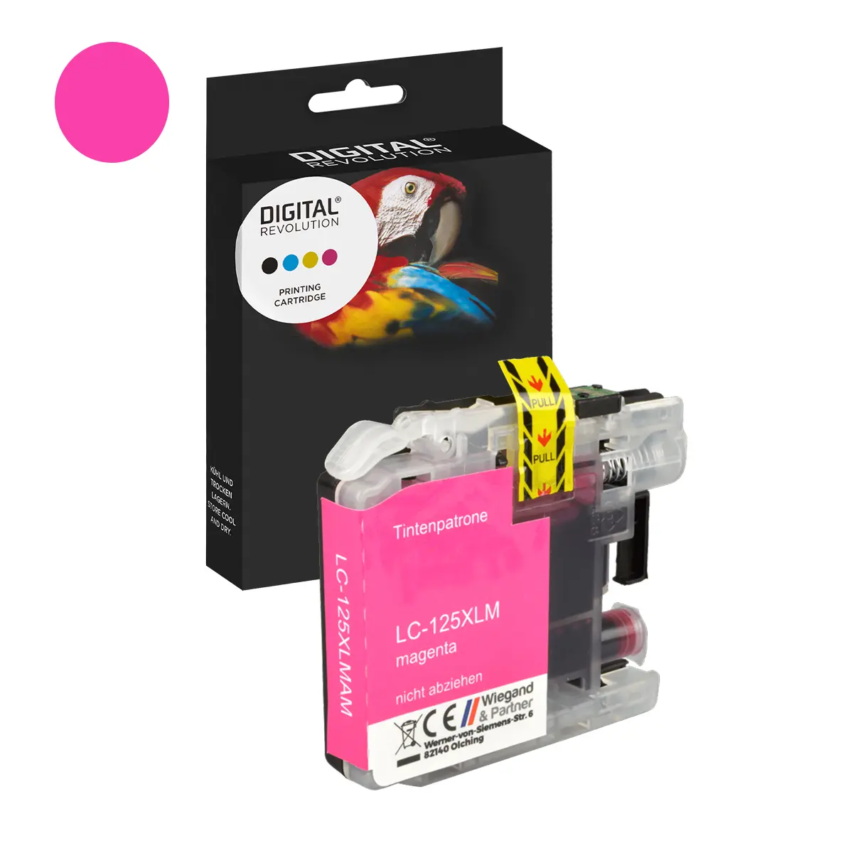 Brother LC-125 M - alternative Patrone 'magenta' 15,4 ml | 1.400 Seiten - Digital Revolution
