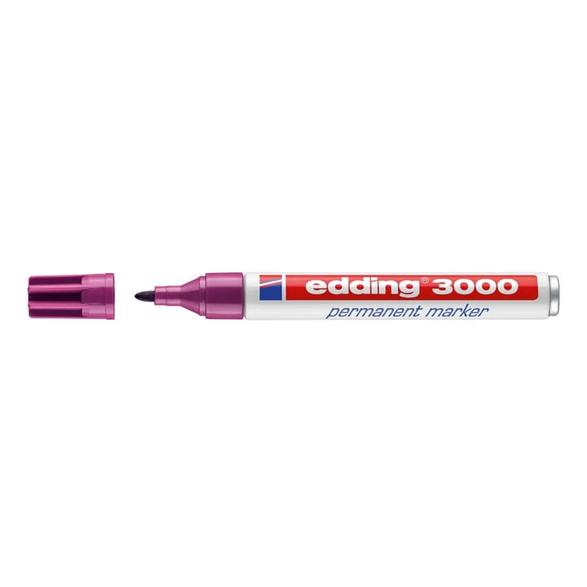 Edding 3000 Permanentmarker - nachfüllbar, 1,5 - 3 mm, rotviolett Edding 3000 Permanentmarker - nachfüllbar, 1,5 - 3 mm, rotviolett