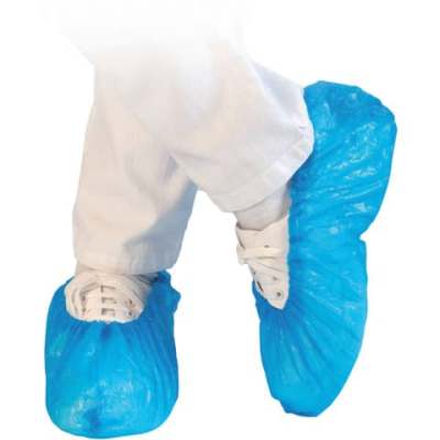 Überziehschuhe - 41 cm, blau, 100 Stück