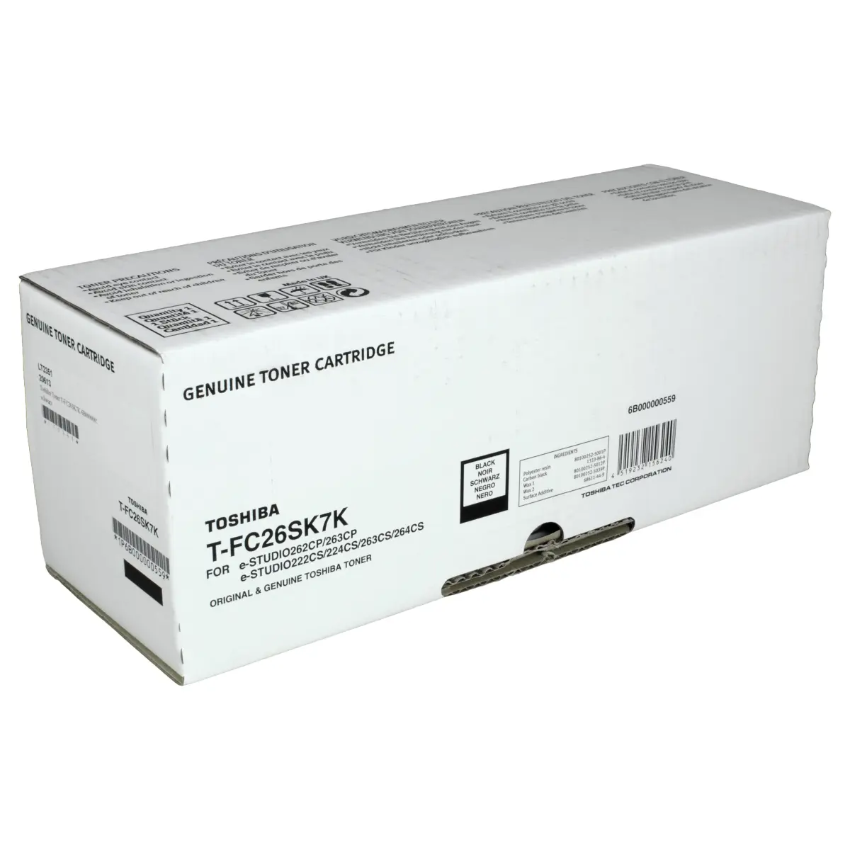 Toshiba Toner T-FC26SK7K schwarz 7.000 Seiten (6B000000559)