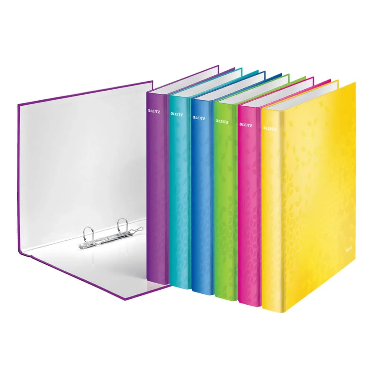 Leitz Ringbuch WOW, A4 maxi, PP, 2 Ringe Ø25 mm, violett