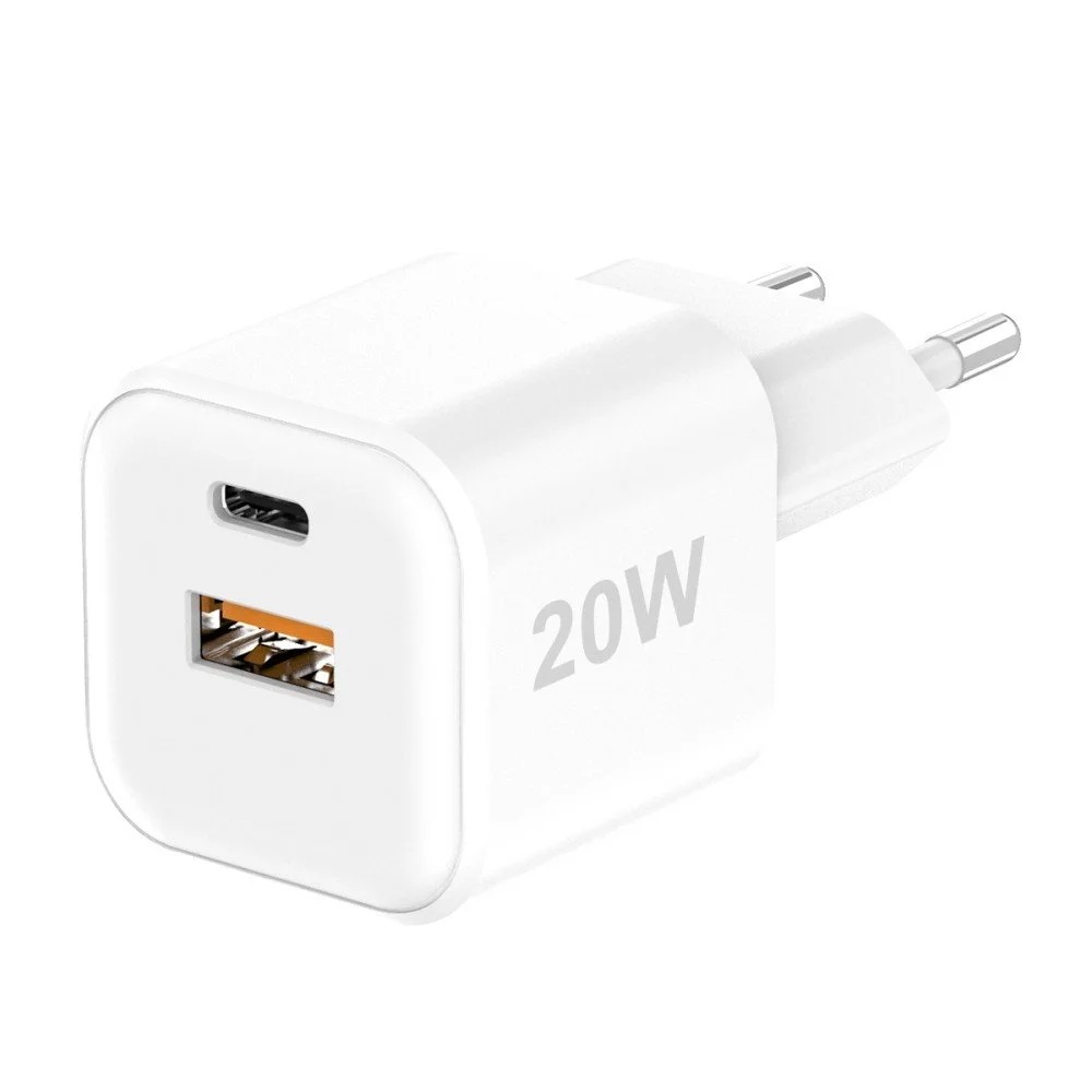 Fontastic Netzteil MINI GaNto 20W Type-C PD + USB-A FC weiß