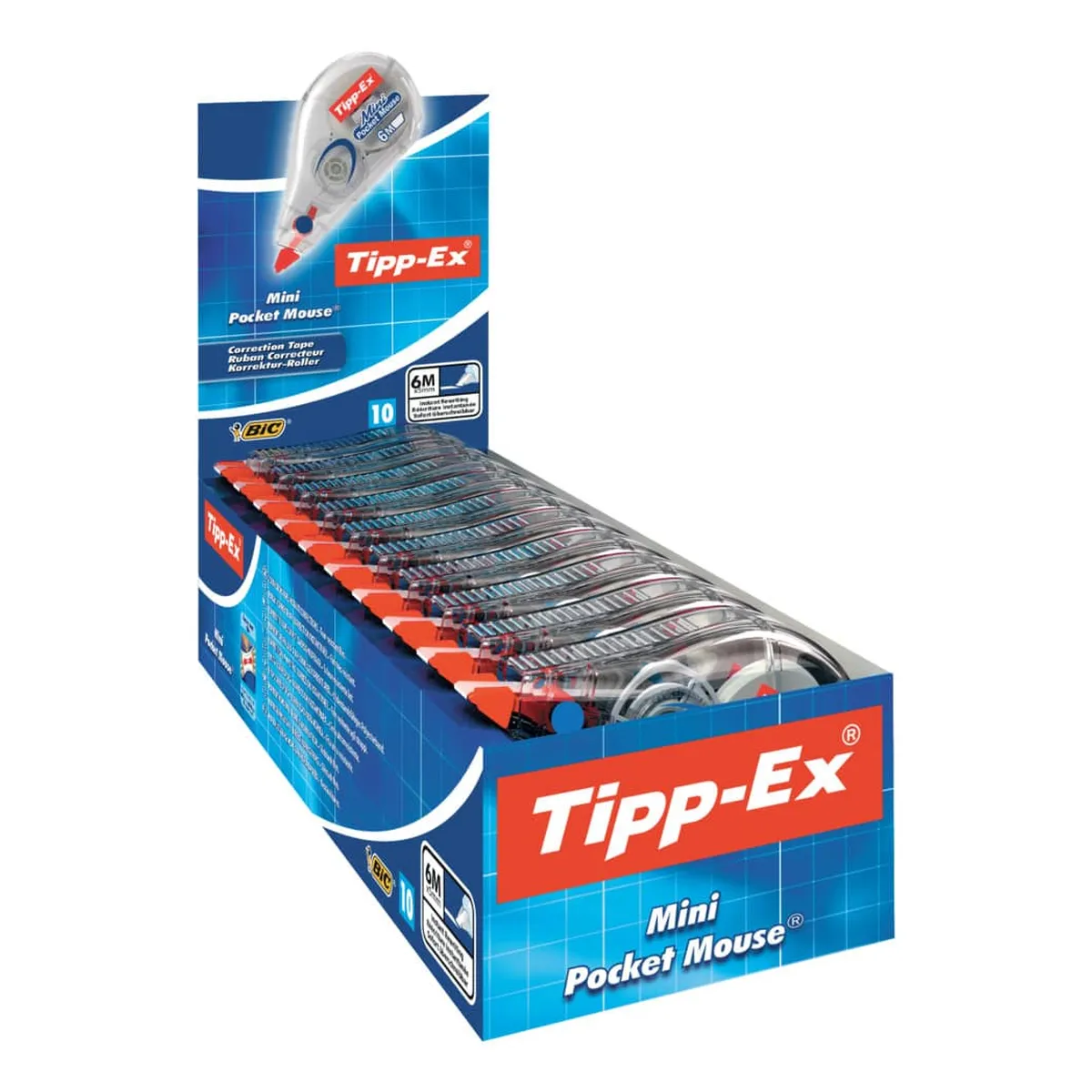 Tipp-Ex Korrekturroller Mini Pocket Mouse, 5 mm x 5 m
