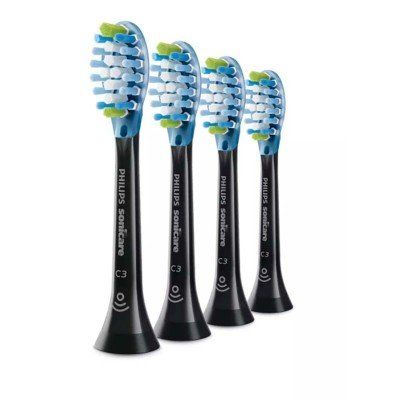 HX9044/33 Sonicare C3 Premium Plaque Defence Standard-Bürstenköpfe für Schallzahnbürste HX9044/33 Schwarz