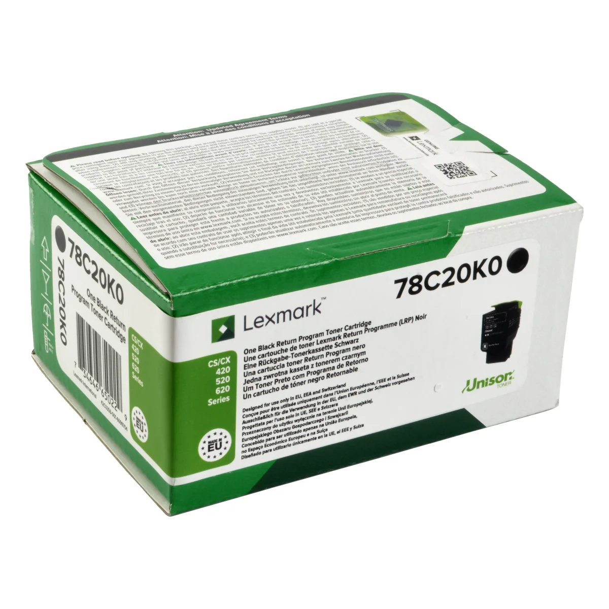Lexmark Toner 78C20K0 schwarz