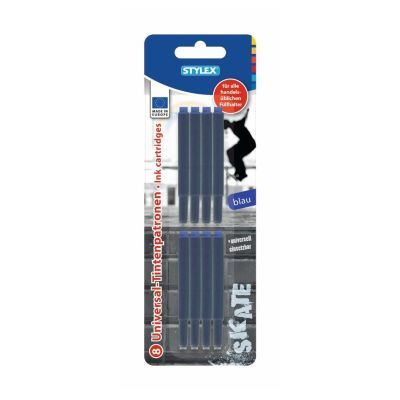 Universal-Tintenpatronen, blau, 8 Stück