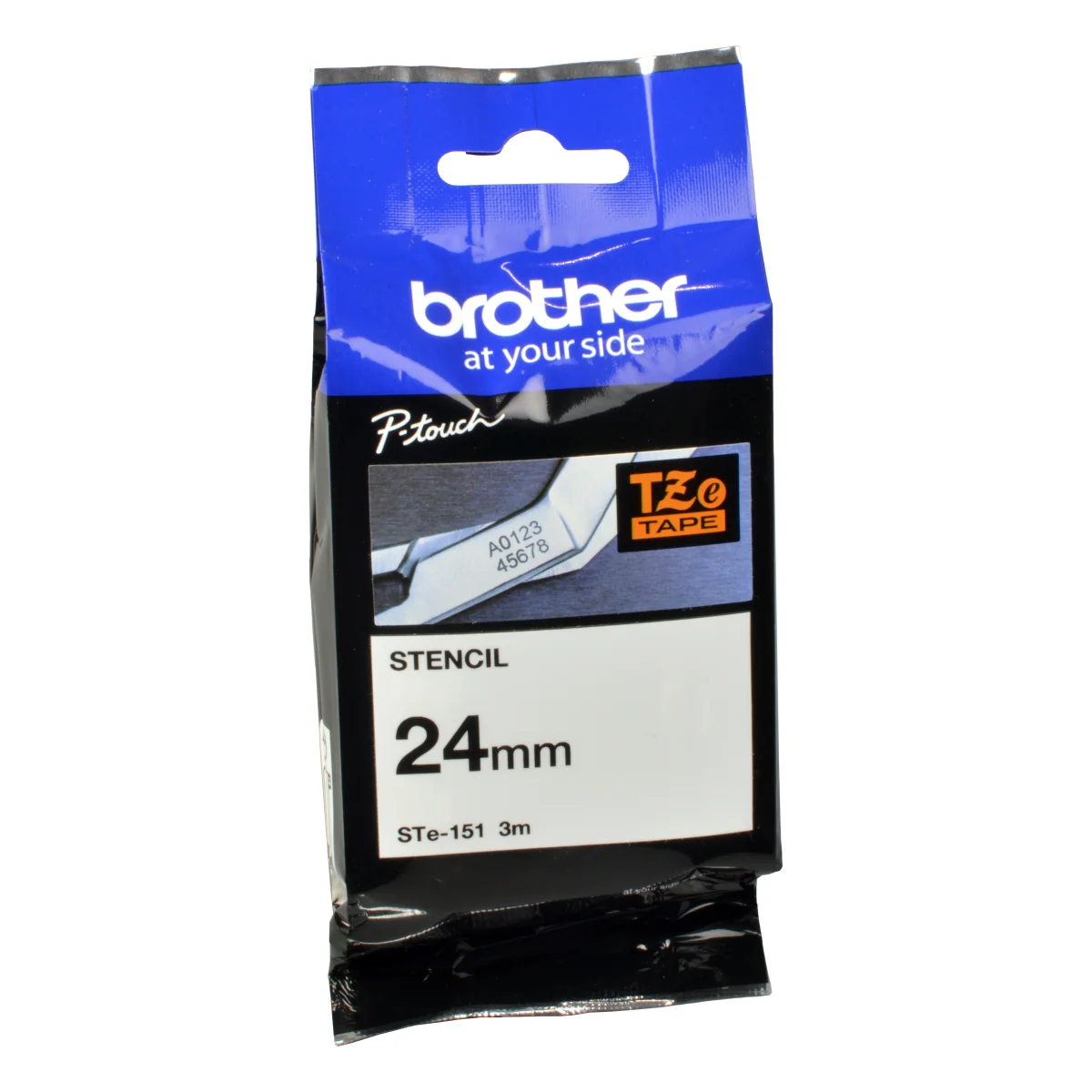 Brother P-Touch Schablonenband STe-151 für elektrolytische Beschriftung 24mm x 3m