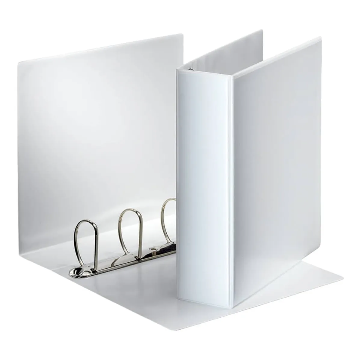Esselte Ringbuch Präsentation, mit Taschen, A4, PP, 4 Ringe, 60 mm, weiß