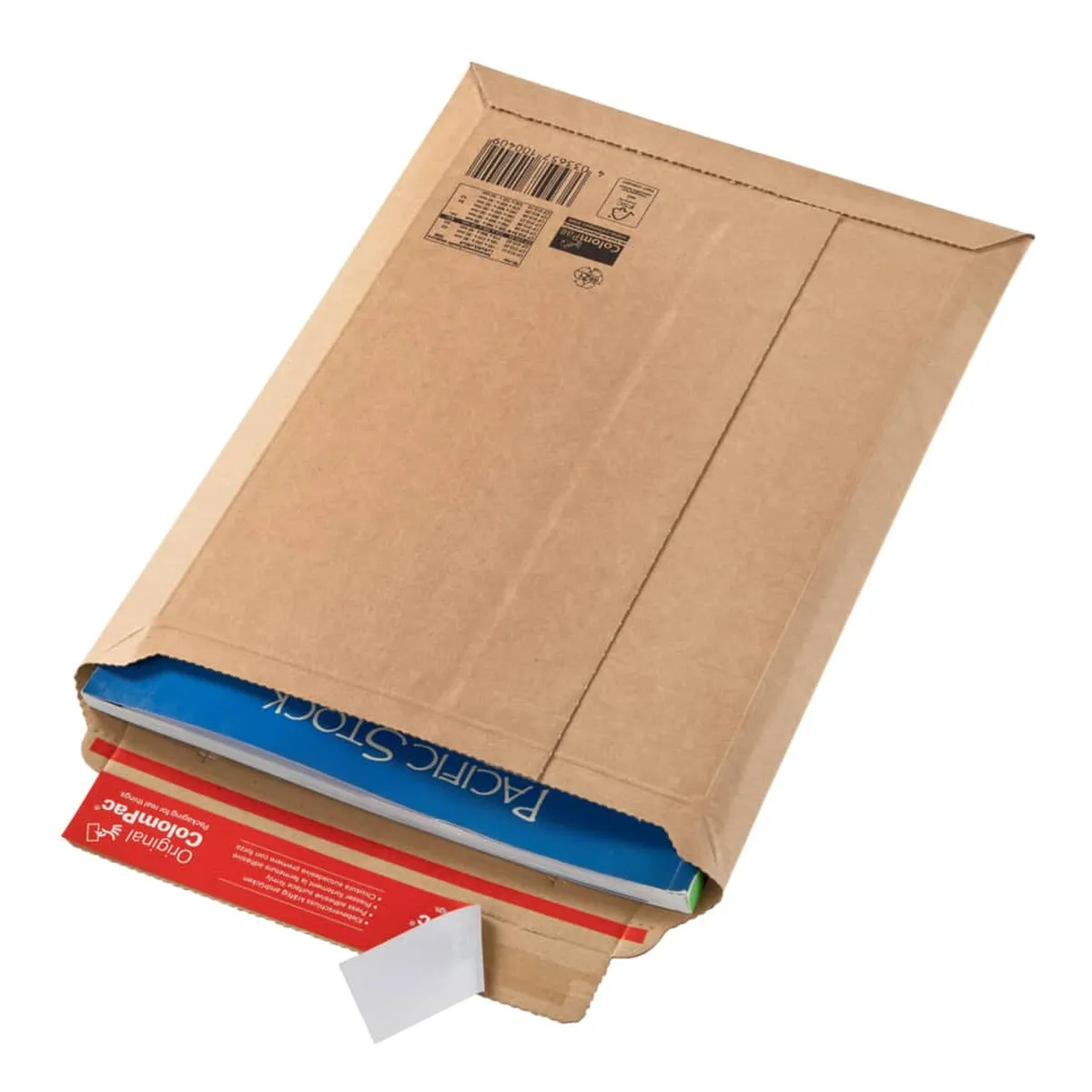 ColomPac Versandtaschen Wellpappe 215x300x50 mm (A4), braun