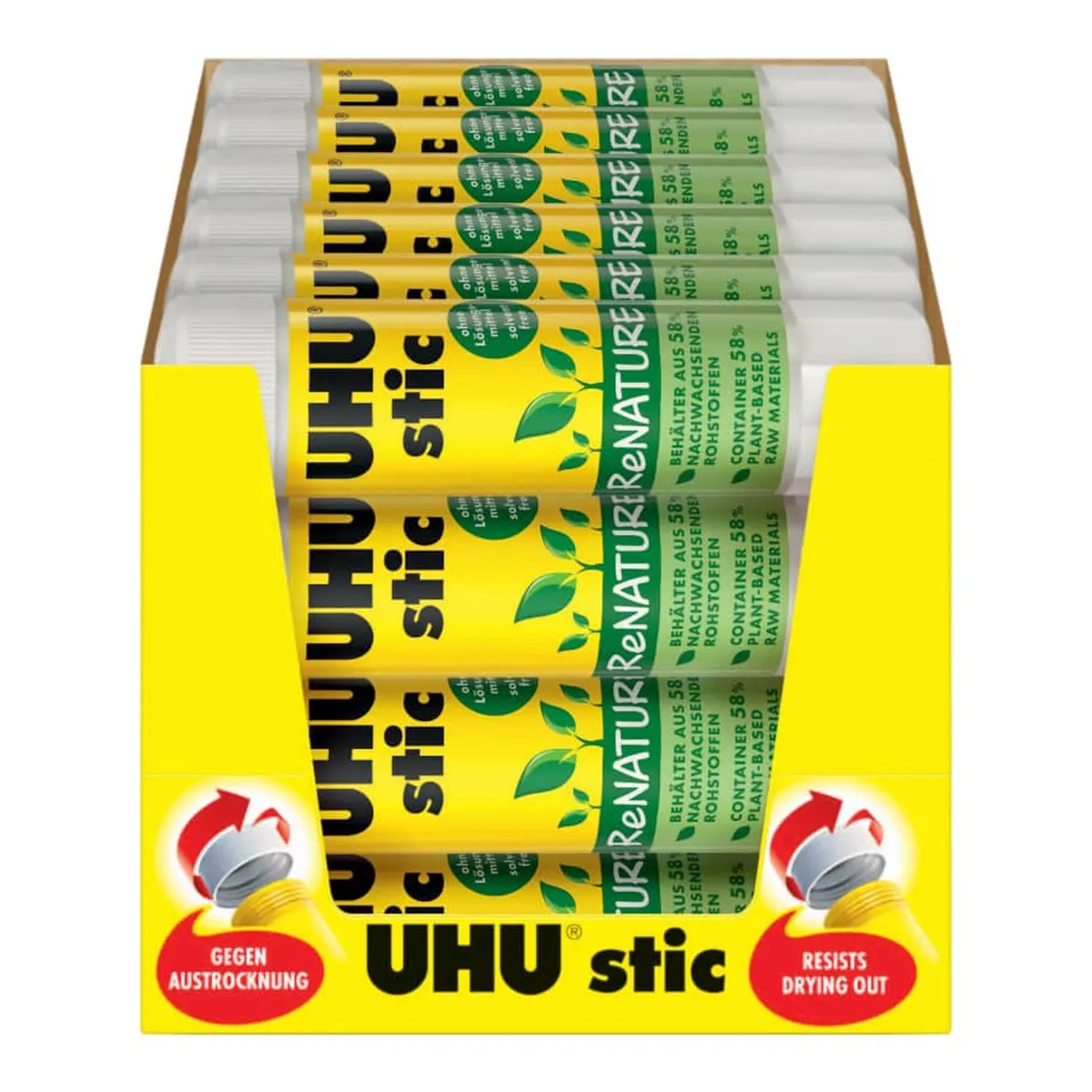 UHU stic ReNATURE Klebestift ohne Lösungsmittel 8,2 g